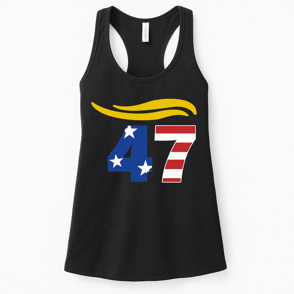 47 Trump Hair Womens Tank Top