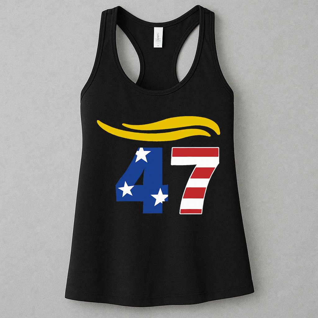 47 Trump Hair Womens Tank Top