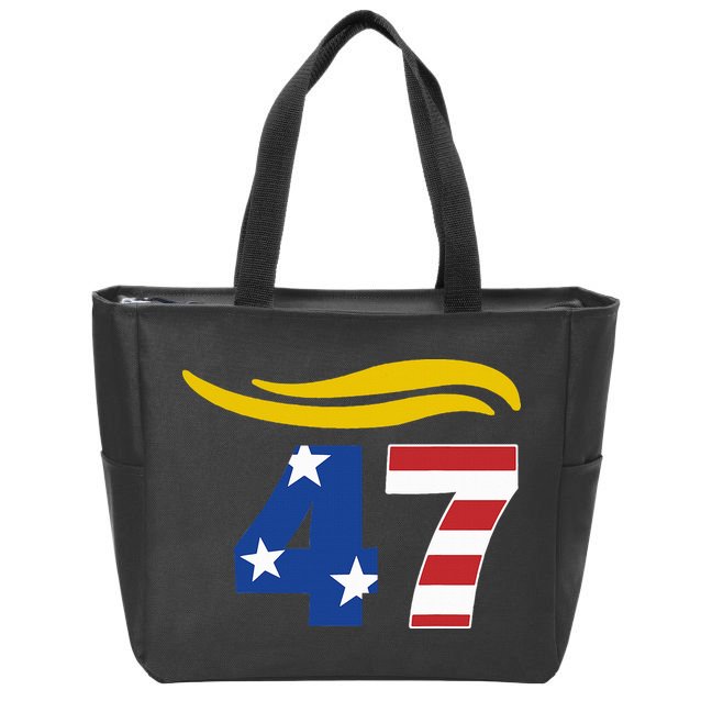 47 Trump Hair Zip Tote Bag