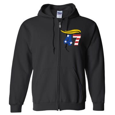 47 Trump Hair Full Zip Hoodie