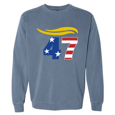 47 Trump Hair Garment-Dyed Sweatshirt