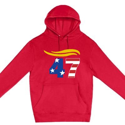 47 Trump Hair Premium Pullover Hoodie