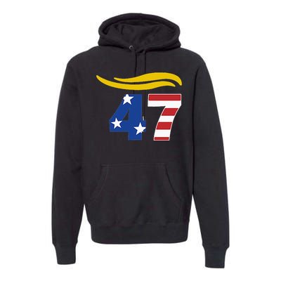 47 Trump Hair Premium Hoodie