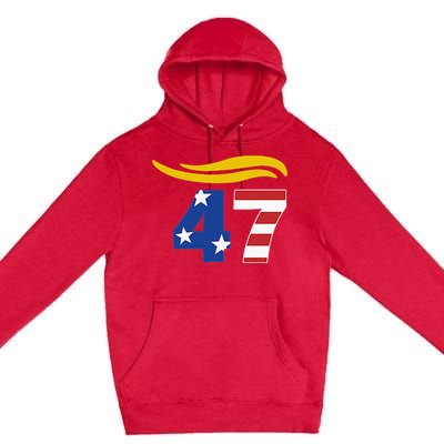 47 Trump Hair Premium Pullover Hoodie