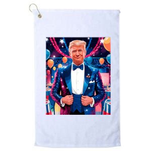 47th Trump Inauguration Inaugural Luncheon Memorabilia 2025 Platinum Collection Golf Towel