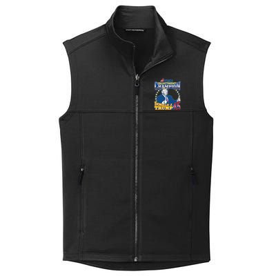 4 Time Indictment Champion Donald Trump 45 Collective Smooth Fleece Vest