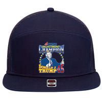 4 Time Indictment Champion Donald Trump 45 7 Panel Mesh Trucker Snapback Hat