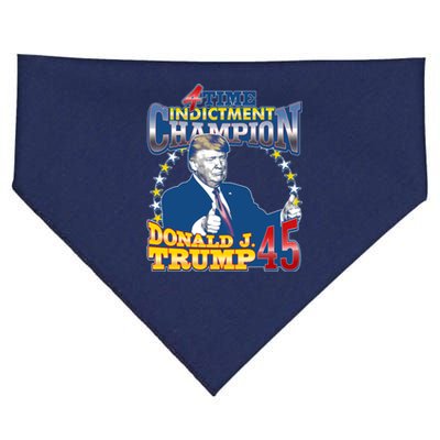 4 Time Indictment Champion Donald Trump 45 USA-Made Doggie Bandana