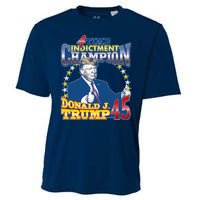 4 Time Indictment Champion Donald Trump 45 Cooling Performance Crew T-Shirt