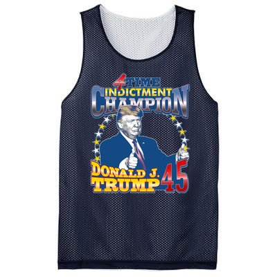 4 Time Indictment Champion Donald Trump 45 Mesh Reversible Basketball Jersey Tank