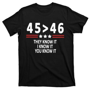 4546 They Know It I Know It You Know It T-Shirt