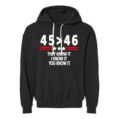 4546 They Know It I Know It You Know It Premium Garment-Dyed Fleece Hoodie