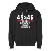 4546 They Know It I Know It You Know It Premium Garment-Dyed Fleece Hoodie