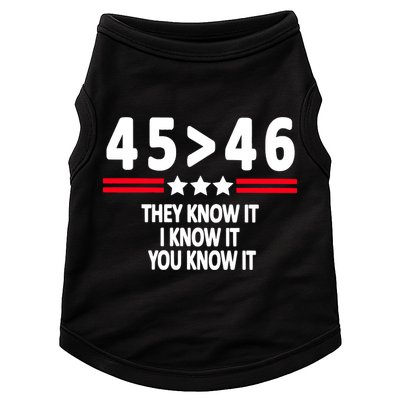 4546 They Know It I Know It You Know It Premium Doggie Tank