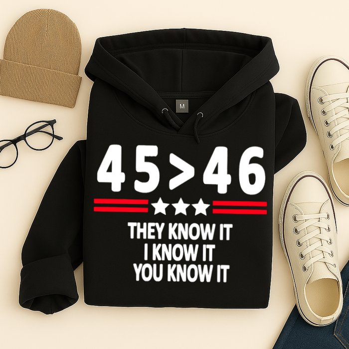 4546 They Know It I Know It You Know It Premium Hoodie