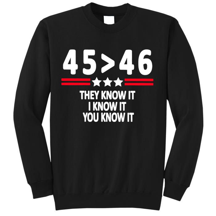 4546 They Know It I Know It You Know It Premium Sweatshirt