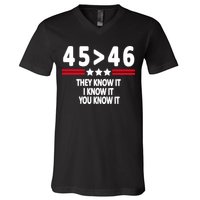 4546 They Know It I Know It You Know It Premium V-Neck T-Shirt