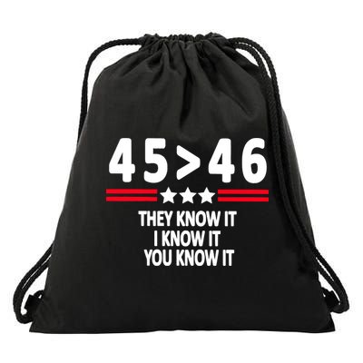 4546 They Know It I Know It You Know It Premium Drawstring Bag