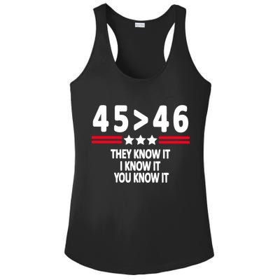 4546 They Know It I Know It You Know It Premium Ladies PosiCharge Competitor Racerback Tank