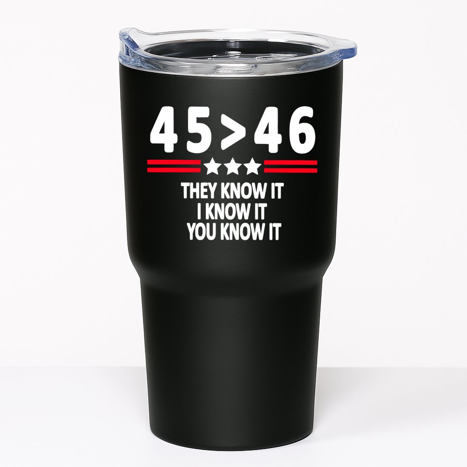 4546 They Know It I Know It You Know It Premium Tumbler