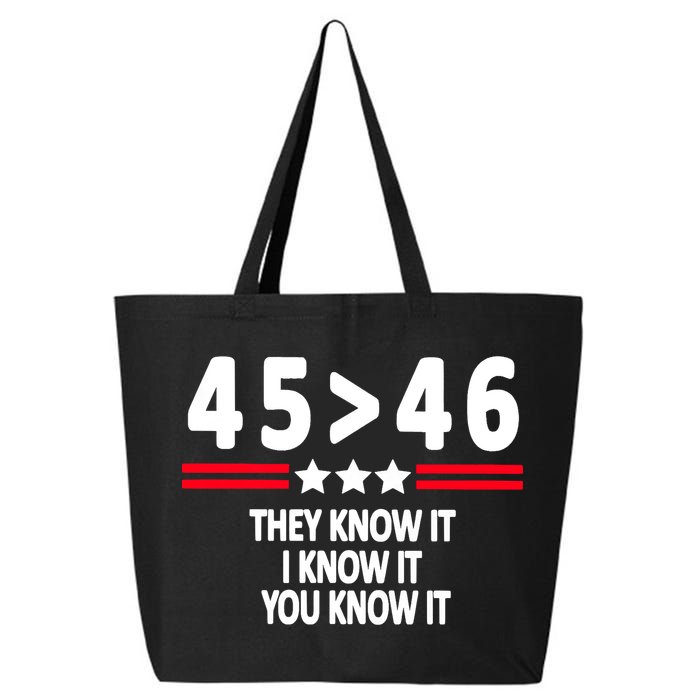 4546 They Know It I Know It You Know It Premium 25L Jumbo Tote