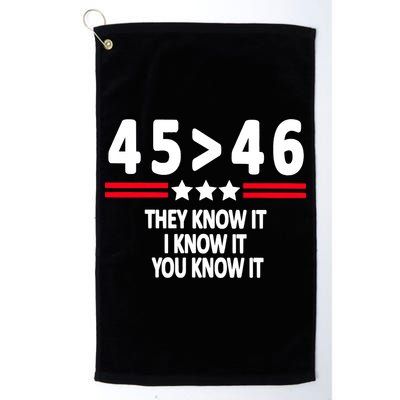 4546 They Know It I Know It You Know It Premium Golf Towel