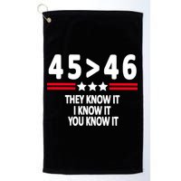 4546 They Know It I Know It You Know It Premium Golf Towel