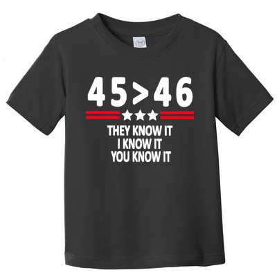 4546 They Know It I Know It You Know It Premium Toddler T-Shirt