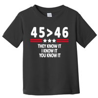 4546 They Know It I Know It You Know It Premium Toddler T-Shirt