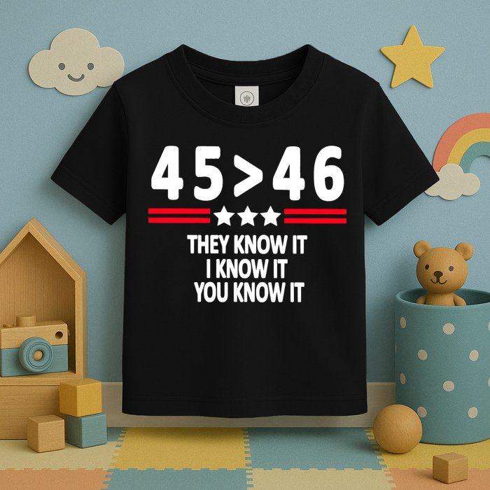 4546 They Know It I Know It You Know It Premium Toddler T-Shirt