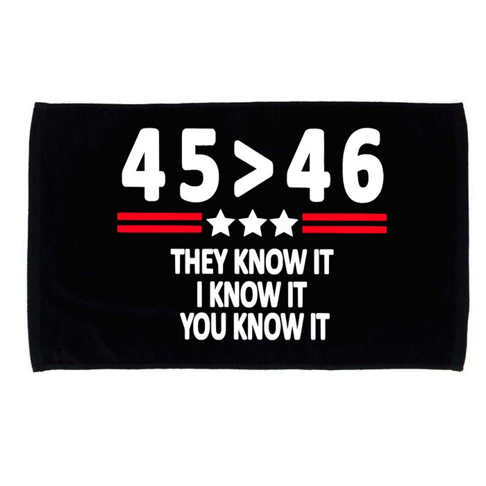 4546 They Know It I Know It You Know It Premium Microfiber Hand Towel