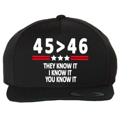 4546 They Know It I Know It You Know It Premium Wool Snapback Cap