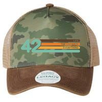 42 The Meaning Of Life Universe Everything Retro Legacy Tie Dye Trucker Hat