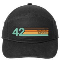 42 The Meaning Of Life Universe Everything Retro 7-Panel Snapback Hat
