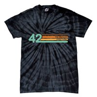42 The Meaning Of Life Universe Everything Retro Tie-Dye T-Shirt