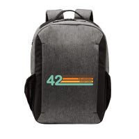 42 The Meaning Of Life Universe Everything Retro Vector Backpack