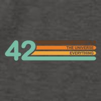 42 The Meaning Of Life Universe Everything Retro Vector Backpack
