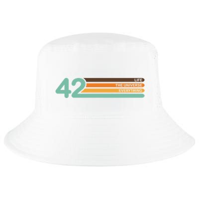 42 The Meaning Of Life Universe Everything Retro Cool Comfort Performance Bucket Hat