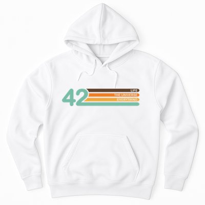 42 The Meaning Of Life Universe Everything Retro Hoodie