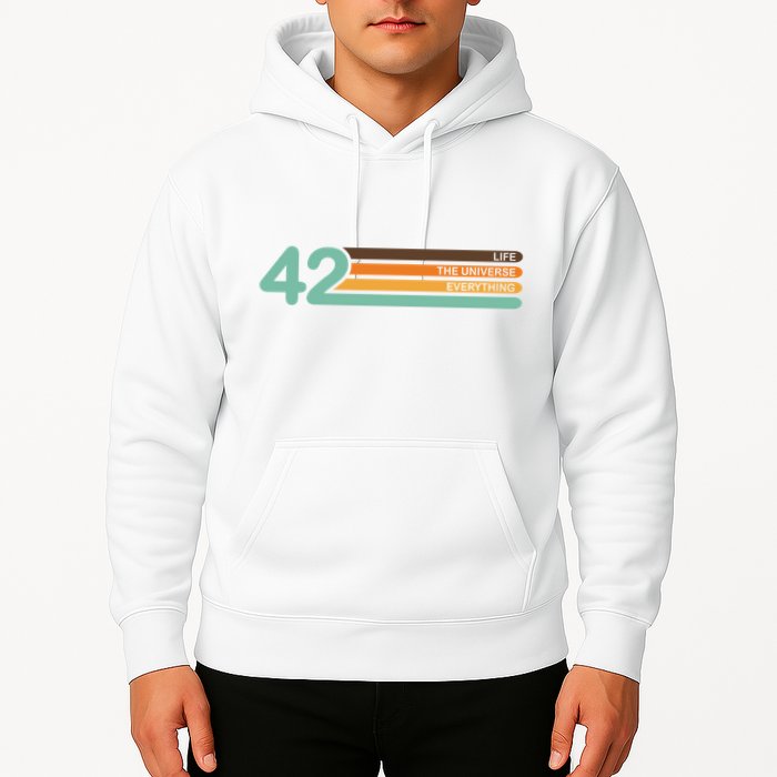 42 The Meaning Of Life Universe Everything Retro Hoodie