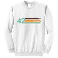 42 The Meaning Of Life Universe Everything Retro Sweatshirt