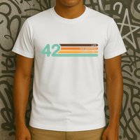 42 The Meaning Of Life Universe Everything Retro T-Shirt