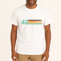 42 The Meaning Of Life Universe Everything Retro Tall T-Shirt