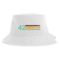42 The Meaning Of Life Universe Everything Retro Sustainable Bucket Hat
