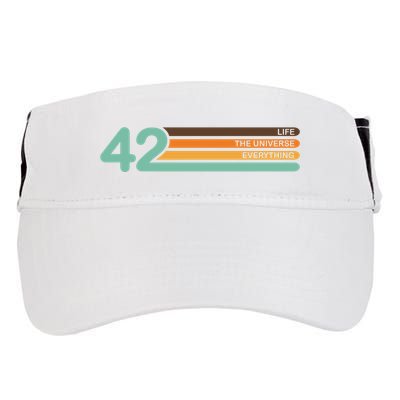 42 The Meaning Of Life Universe Everything Retro Adult Drive Performance Visor