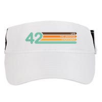 42 The Meaning Of Life Universe Everything Retro Adult Drive Performance Visor