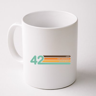 42 The Meaning Of Life Universe Everything Retro Mug