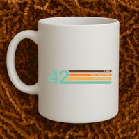 42 The Meaning Of Life Universe Everything Retro Mug