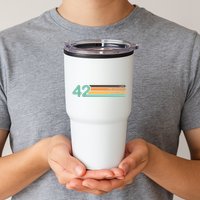 42 The Meaning Of Life Universe Everything Retro Tumbler