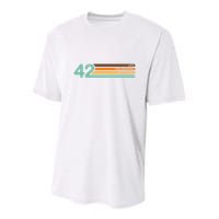 42 The Meaning Of Life Universe Everything Retro Youth Performance Sprint T-Shirt